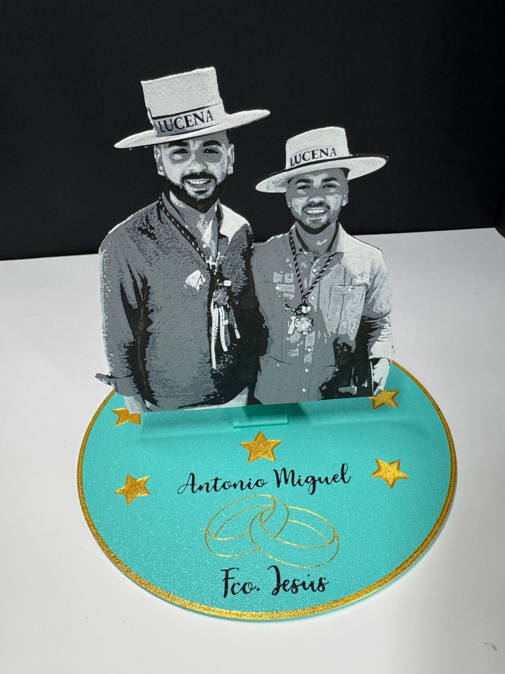 Toppers para boda personalizados