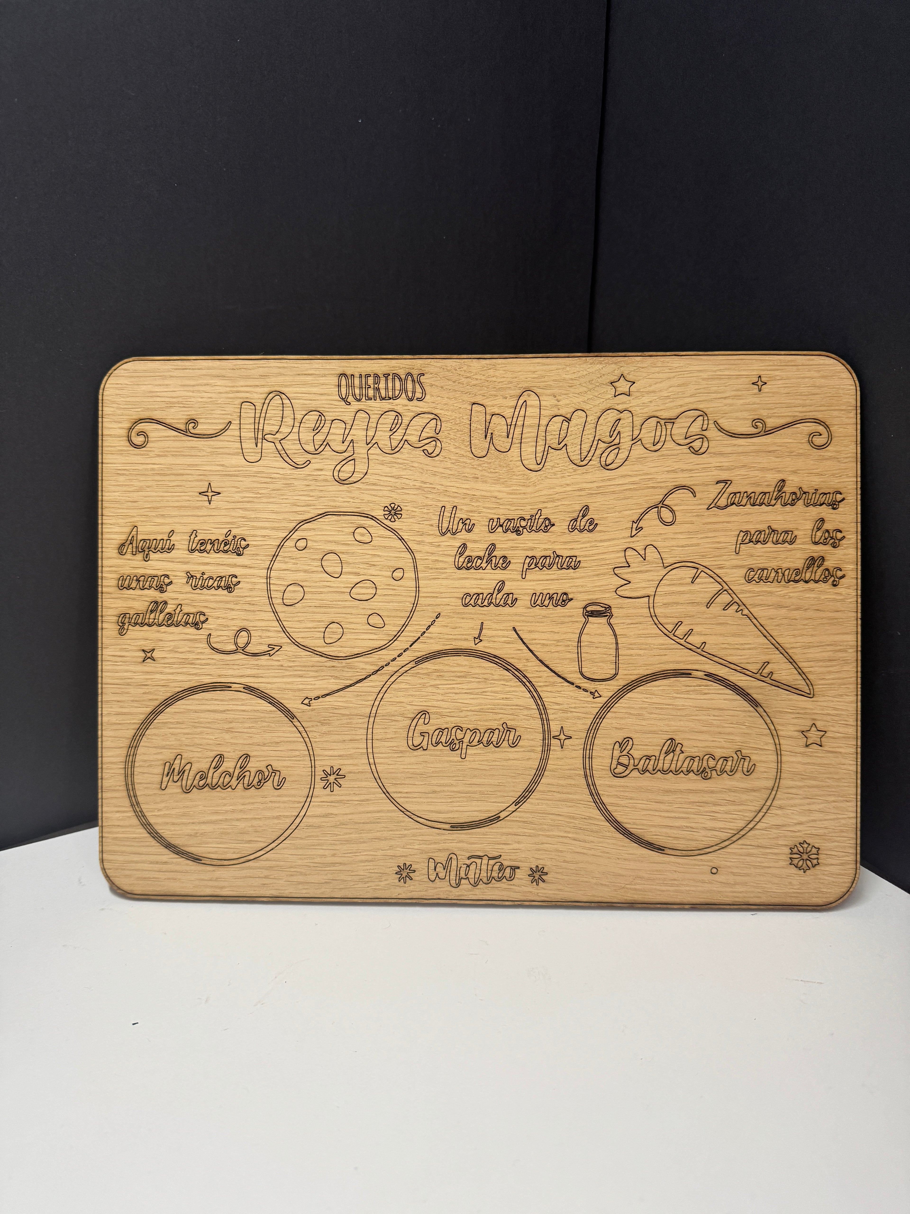 Bandejas para Reyes o Santa personalizadas