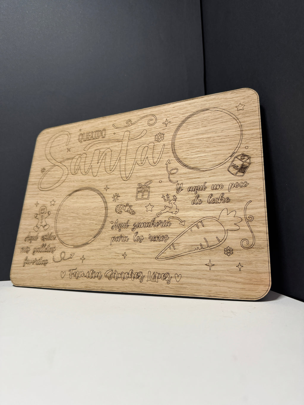 Bandejas para Reyes o Santa personalizadas