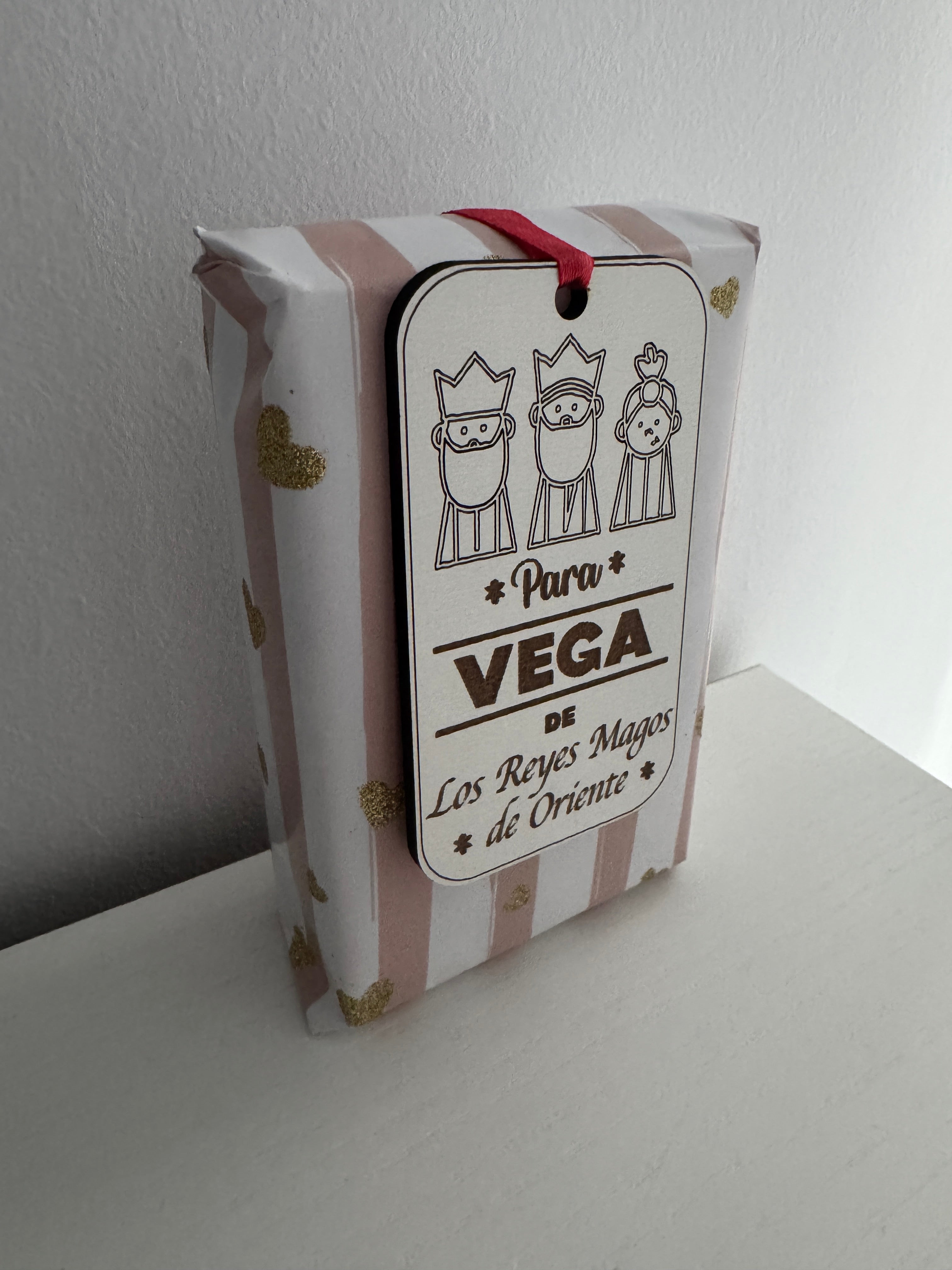 Etiquetas personalizadas papá Noel y reyes magos