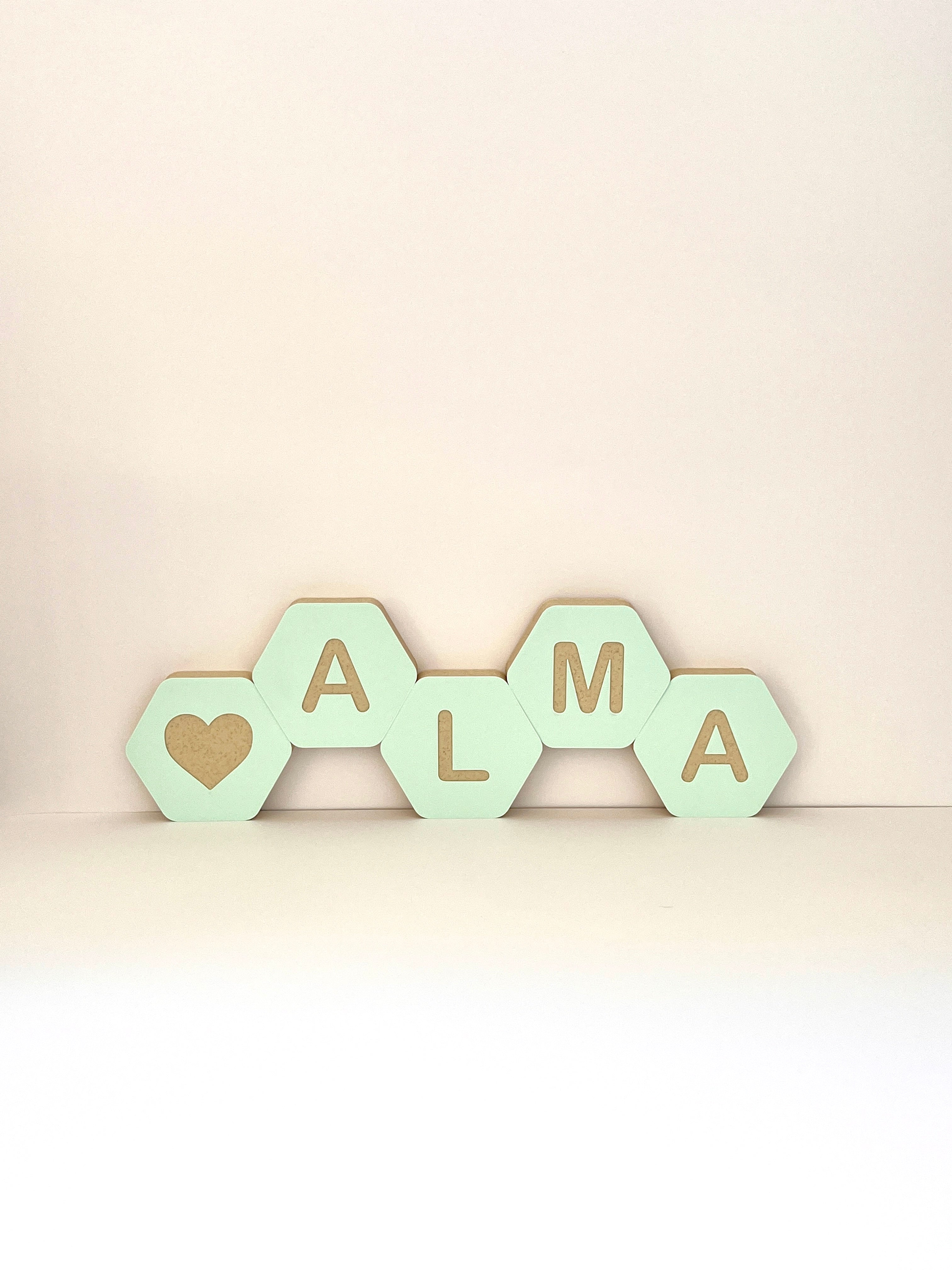 Puzzle de letras personalizado