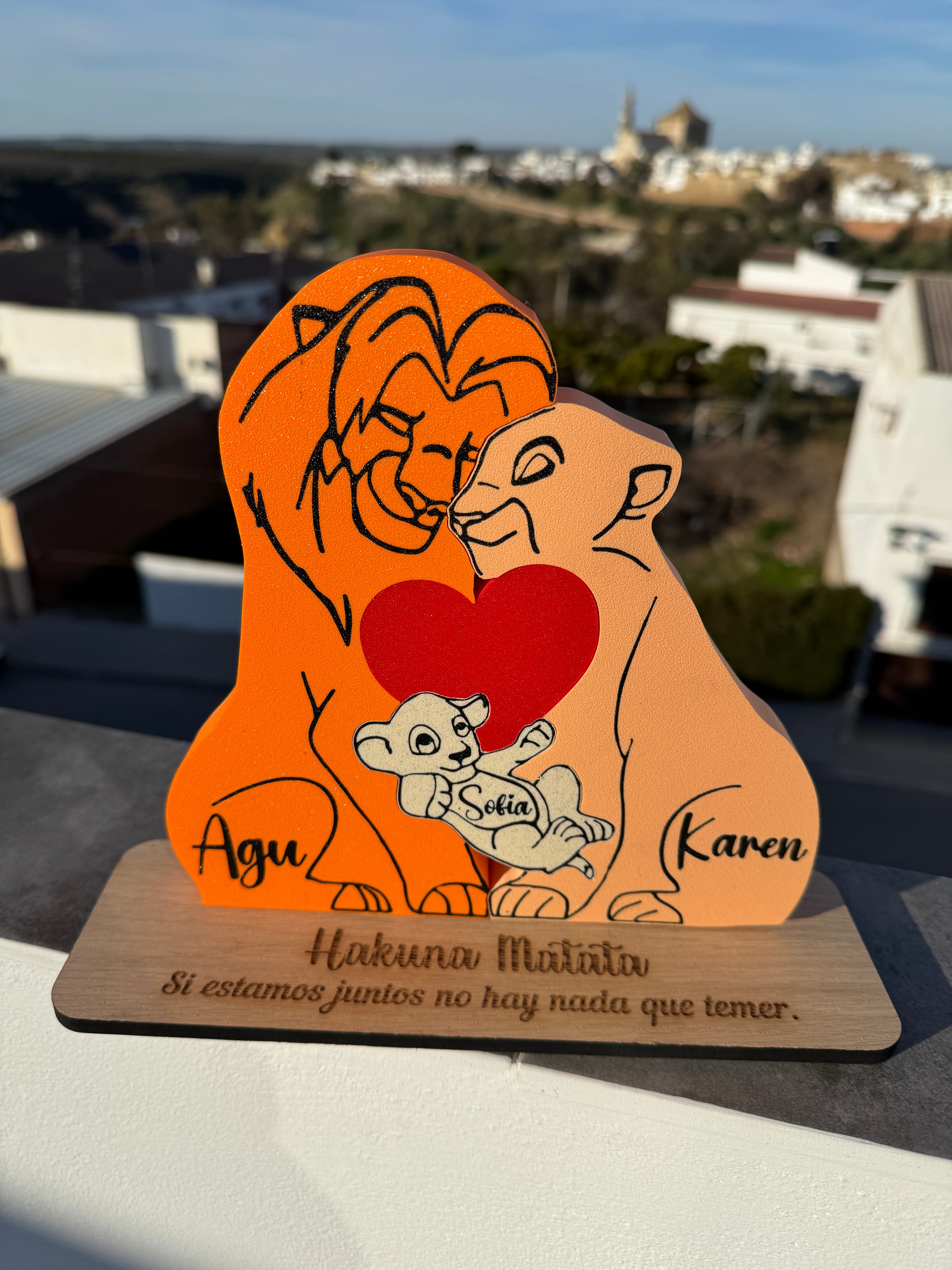 Familia de Leones Personalizada
