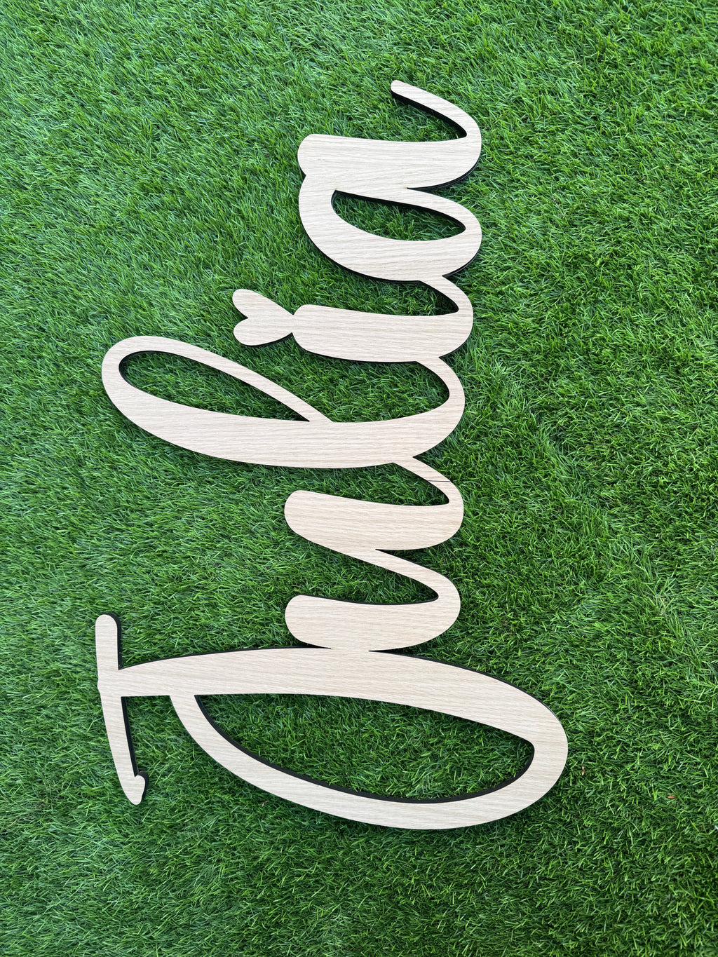 Nombre XXL para decoración de eventos