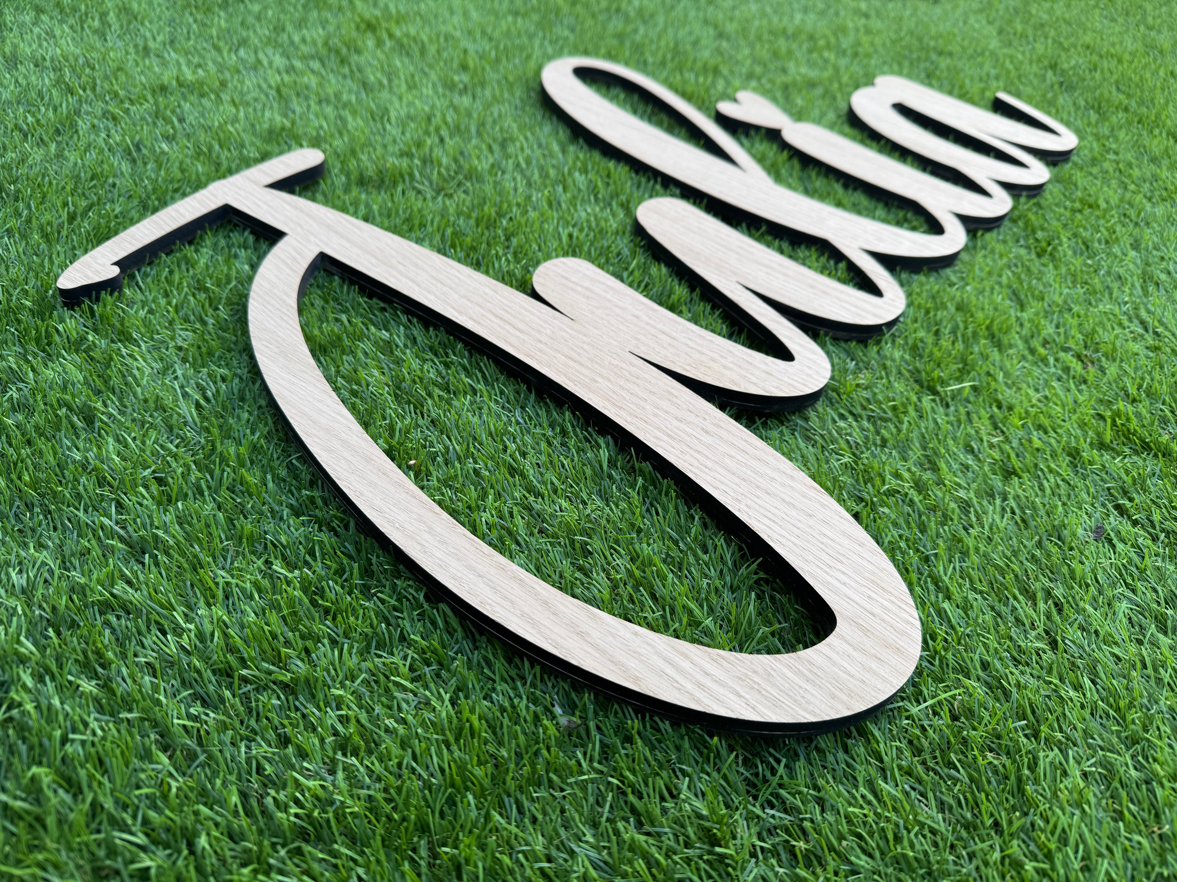 Nombre XXL para decoración de eventos