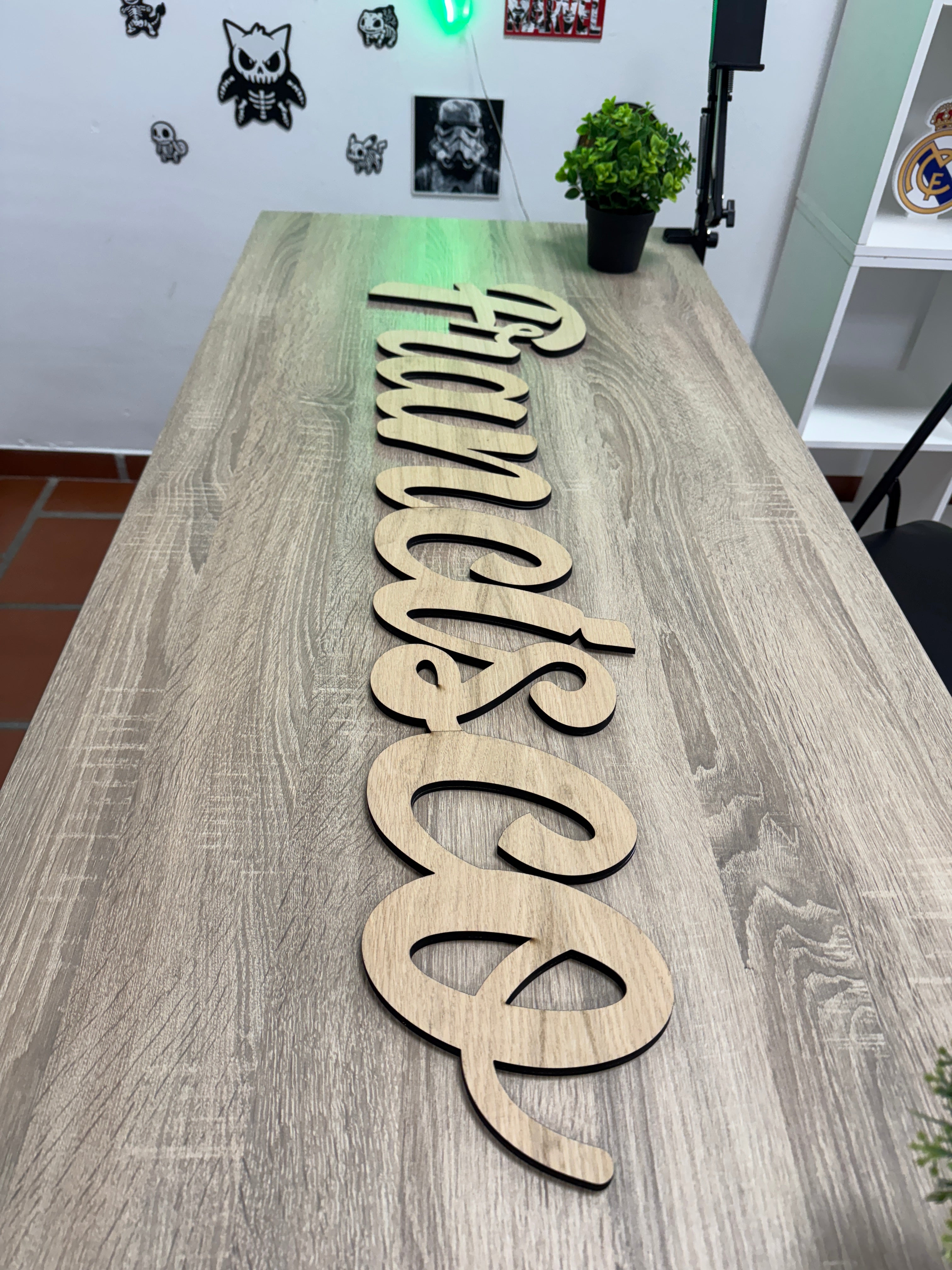 Nombre XXL para decoración de eventos