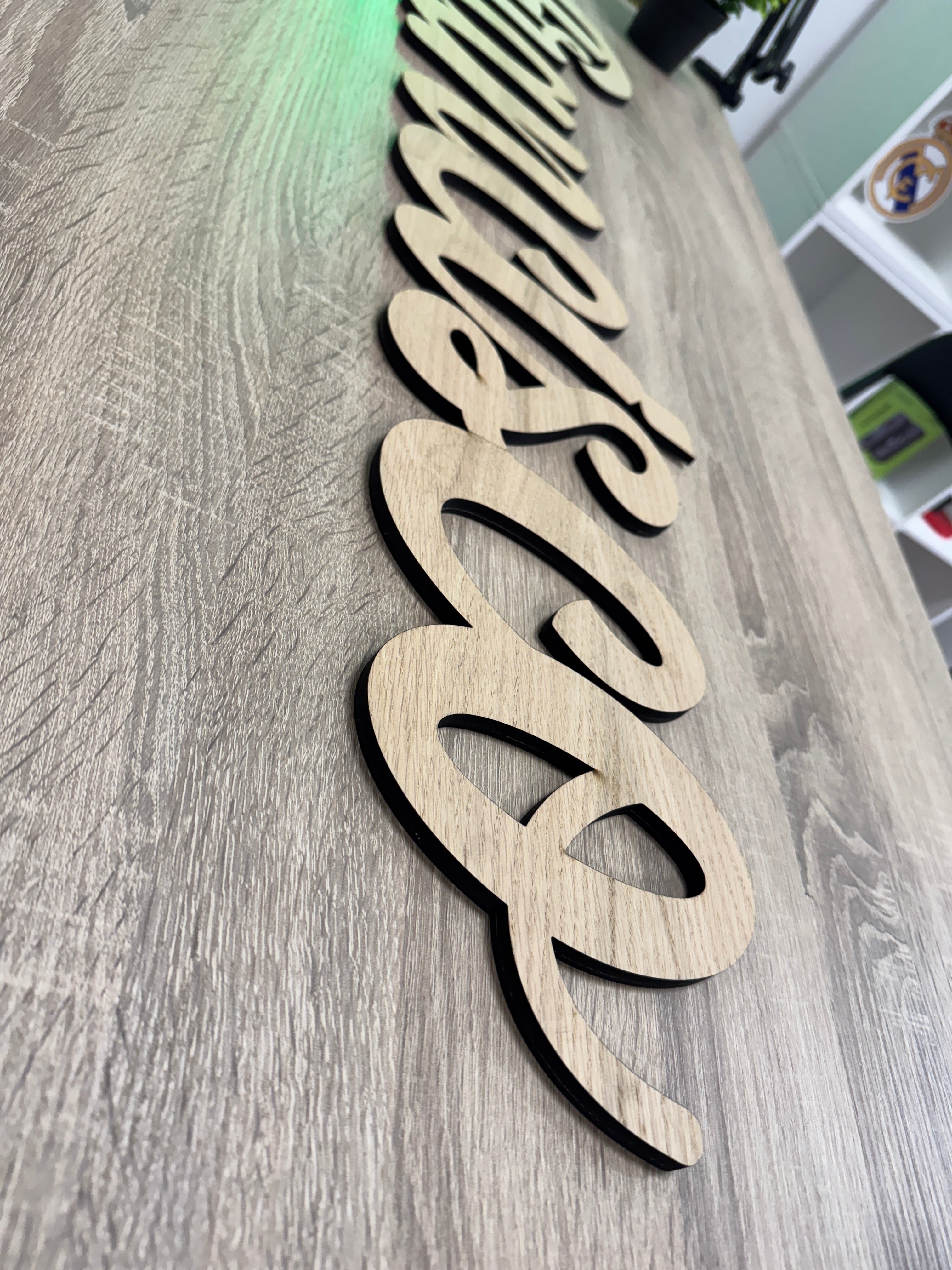 Nombre XXL para decoración de eventos