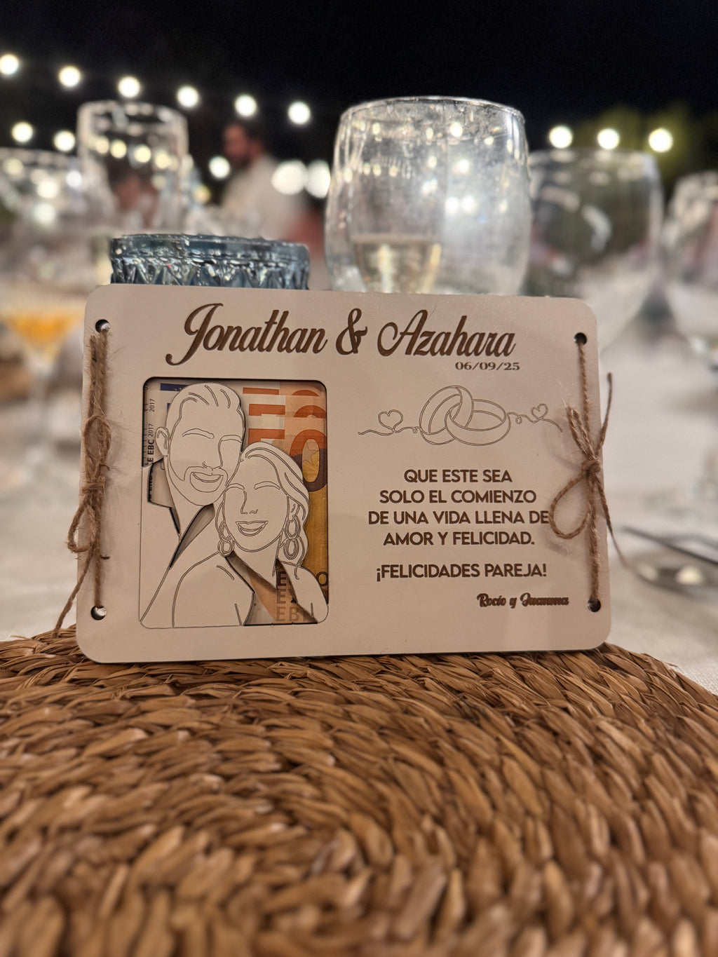 Sobre de regalo personalizado