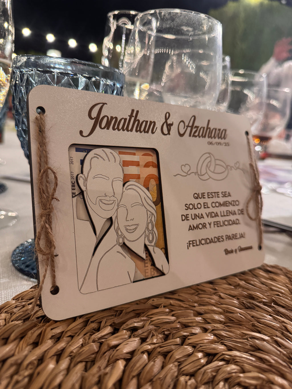 Sobre de regalo personalizado