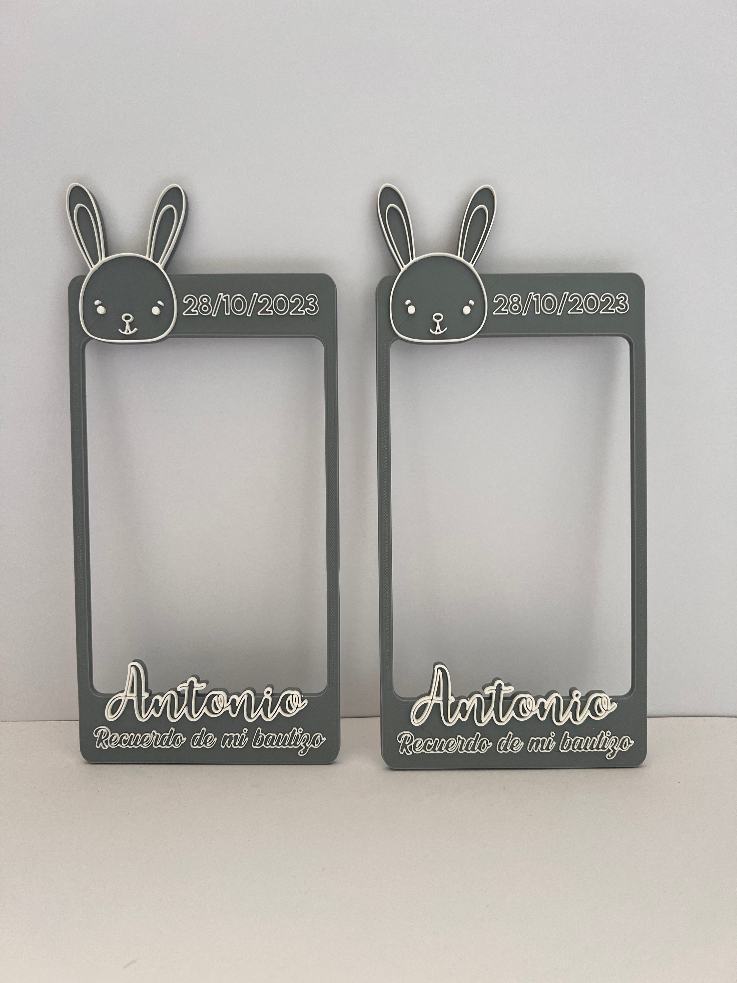 Marco personalizado para bautizo