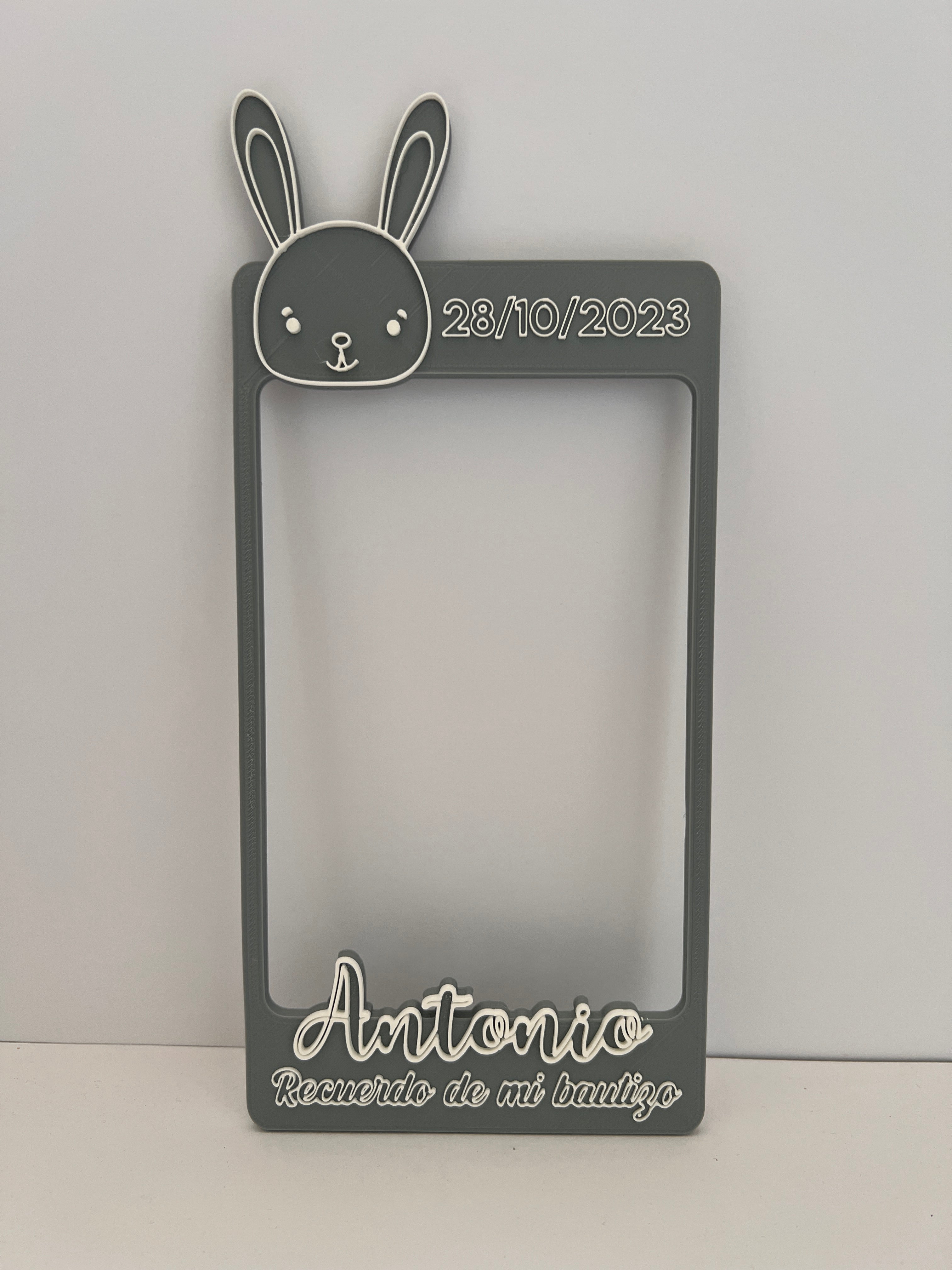 Marco personalizado para bautizo